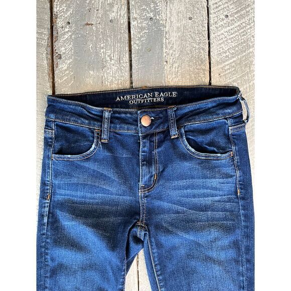 American Eagle Super Stretch Distressed Jegging | Size 4 | Style #9758 - Picture 6 of 6